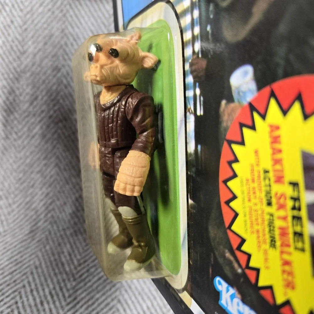 Vintage 1983 Kenner Star Wars Return/Jedi Ree-Yees 79 back w/Free Anakin Sticker